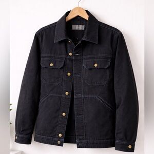 Planam Black Utility Workwear Jacket